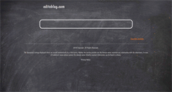 Desktop Screenshot of editoblog.com
