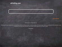Tablet Screenshot of editoblog.com